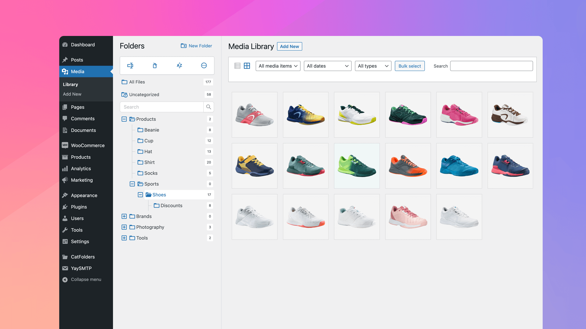 WP Media Folders Overview