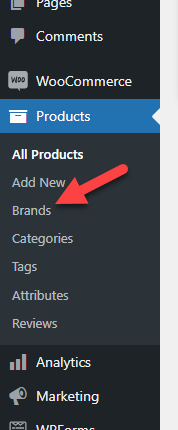 WooCommerce brands plugin settings
