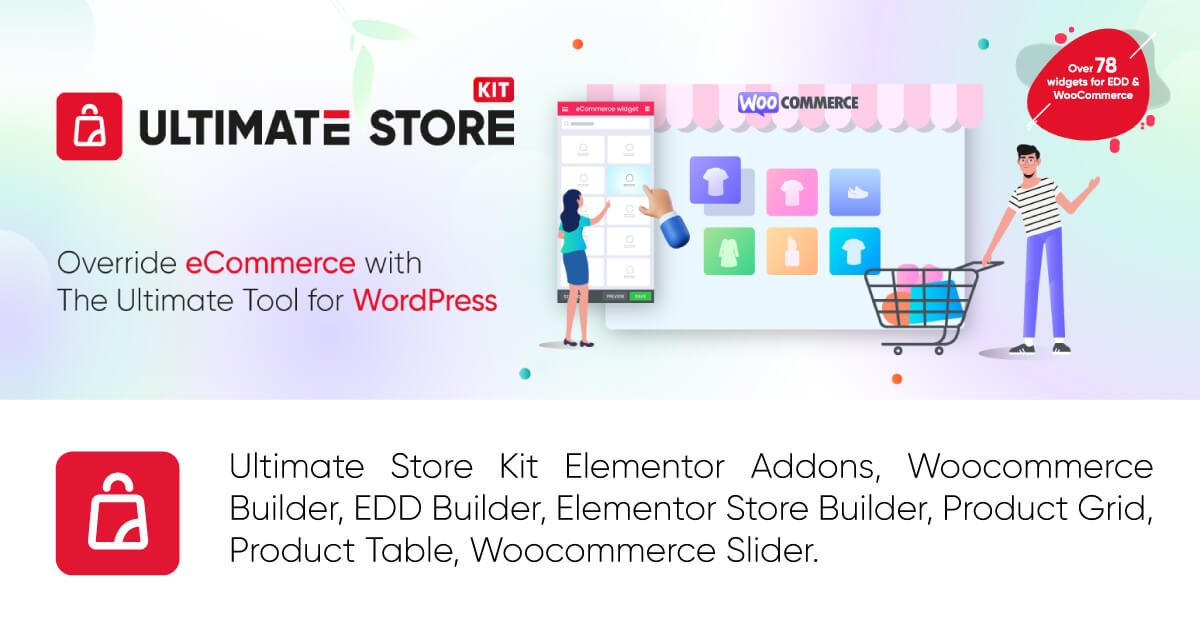 Ultimate Store Kit Elementor Addons - WooCommerce & EDD Builder