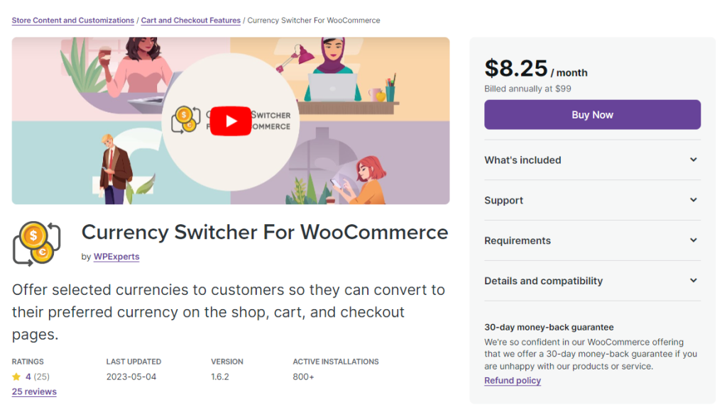 currency switcher for woocommerce