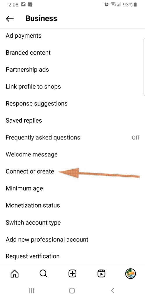  go to Connect or Create option