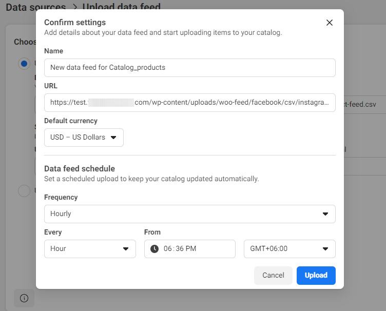 feed schedule