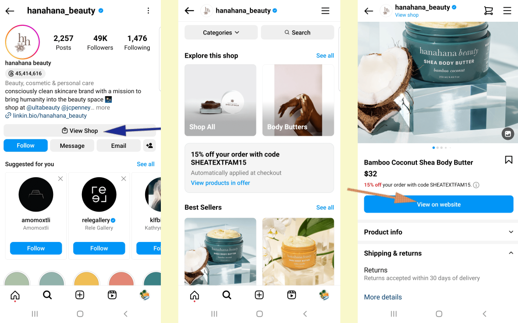 Create Shop in Instagram
