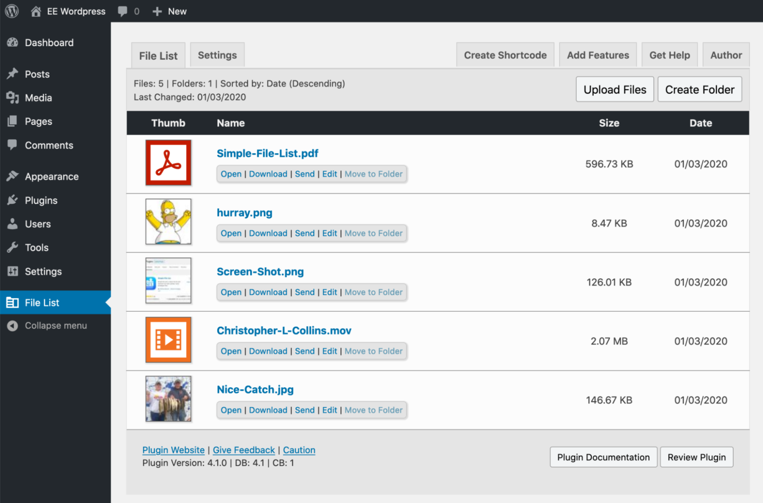 How to Create a Simple File List in WordPress (With CatFolders Document ...