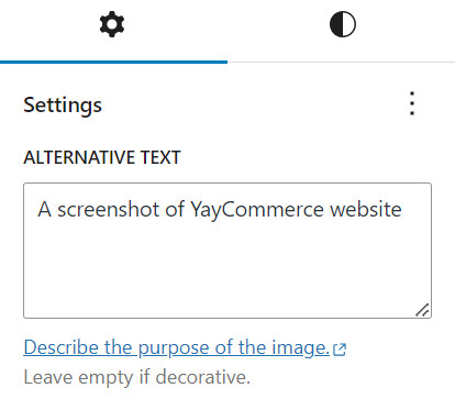 Alt-text is a part of SEO Image WordPress