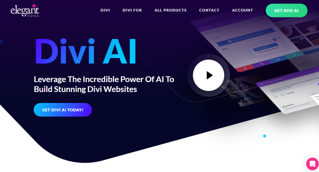 divi ai - wordpress ai website builder