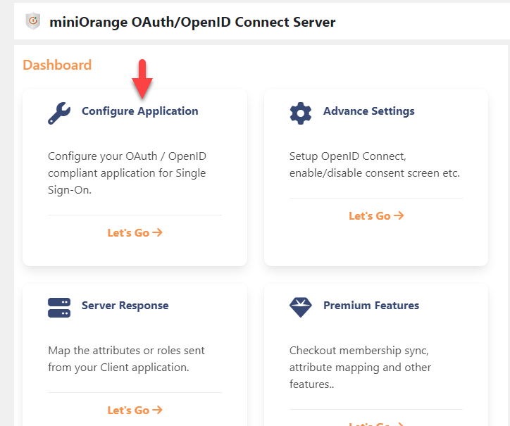 configure application