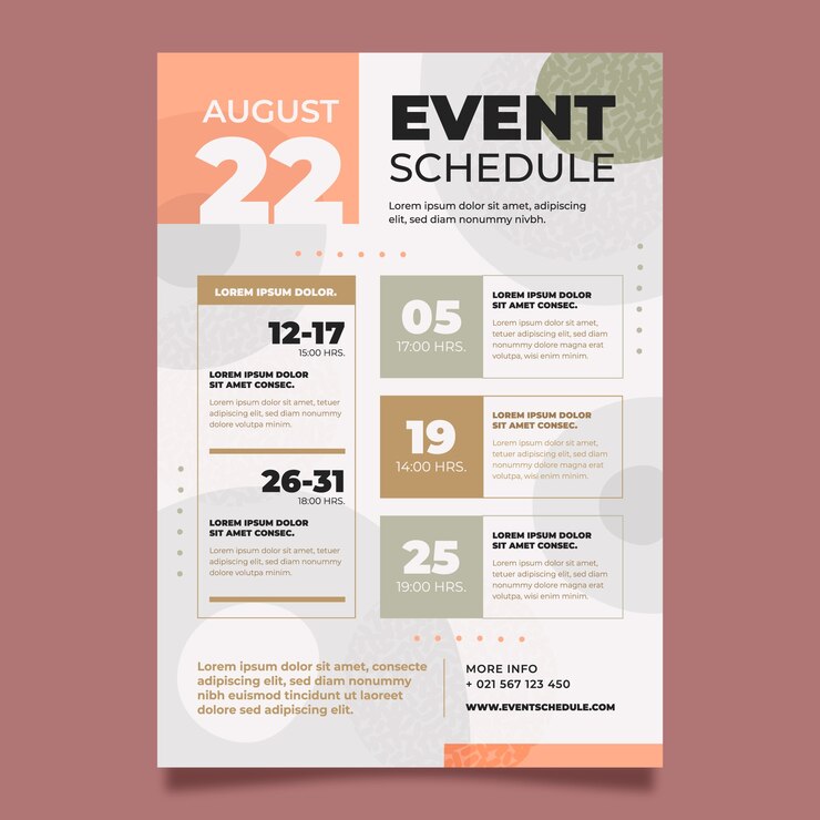 event calendar