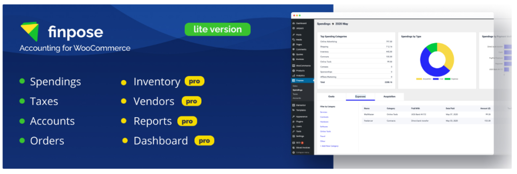 Finpose - accounting plugins for woocommerce