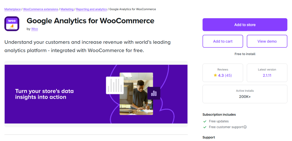 Google Analytics for WooCommerce