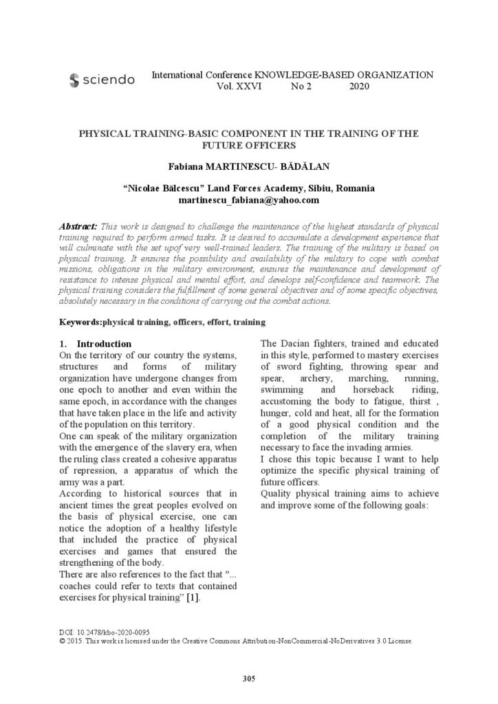 thumbnail of Physical Training