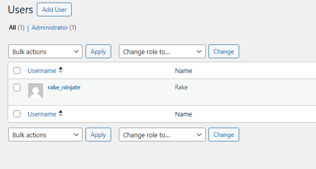 all users - WordPress user roles