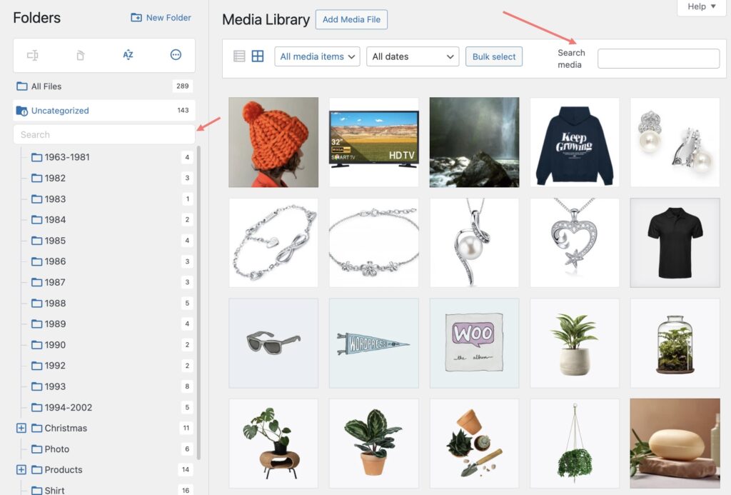 Browser and Search for Folder Names