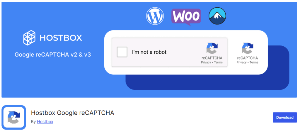 Hostbox Google reCAPTCHA