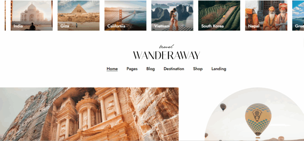 WanderAway - Travel Blog Theme