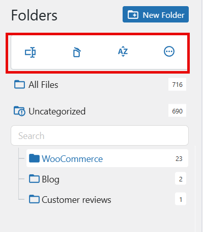 wp media folders main settings