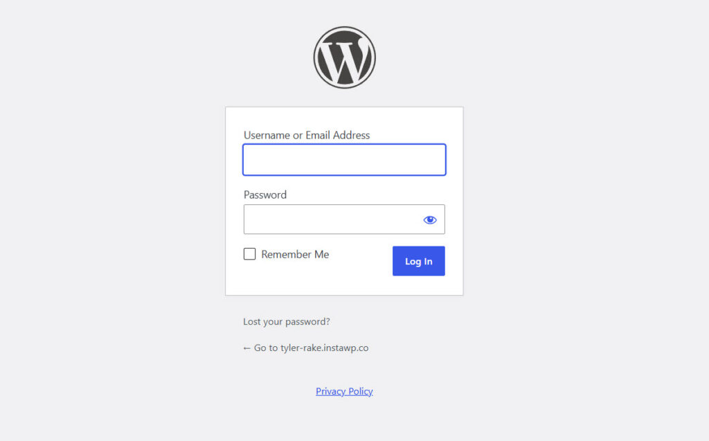 force login - set up a private b2b store